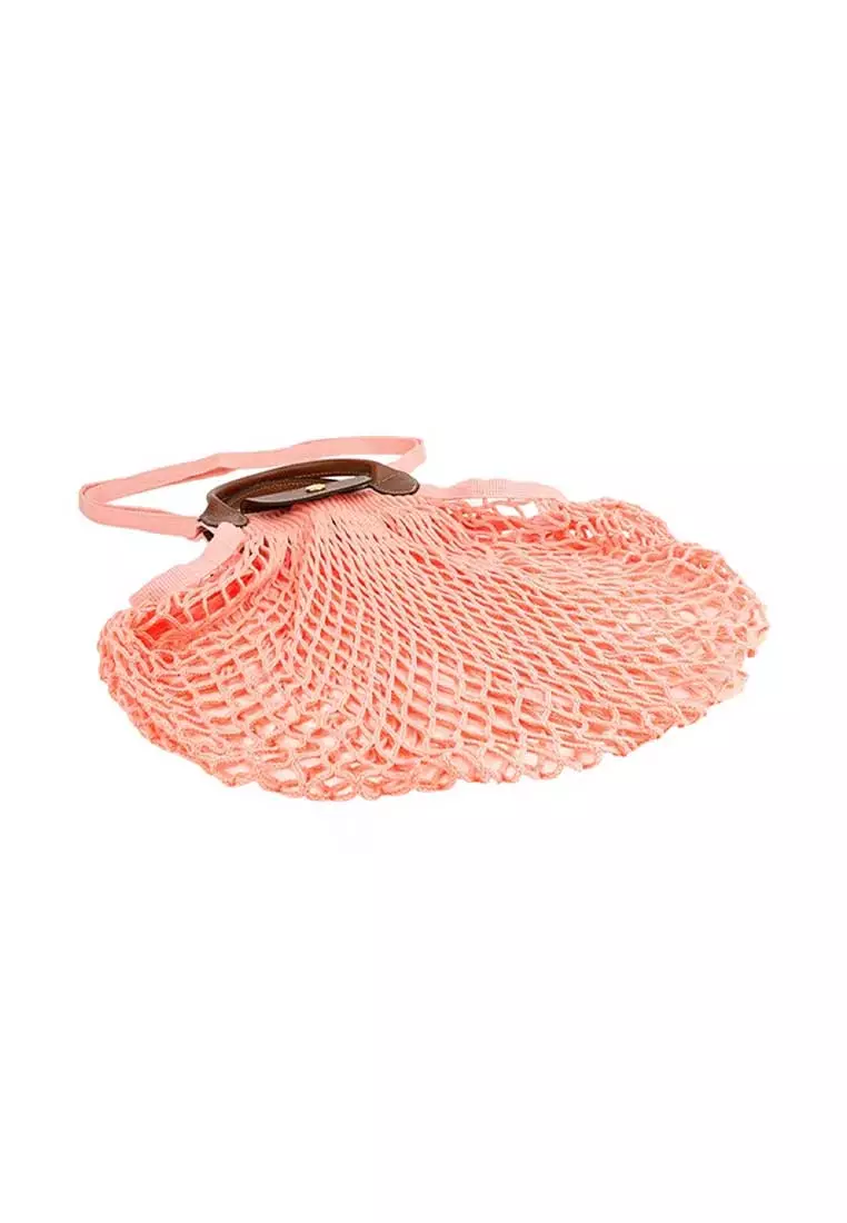 Le Pliage Filet L Mesh Bag Blush 10121HVH