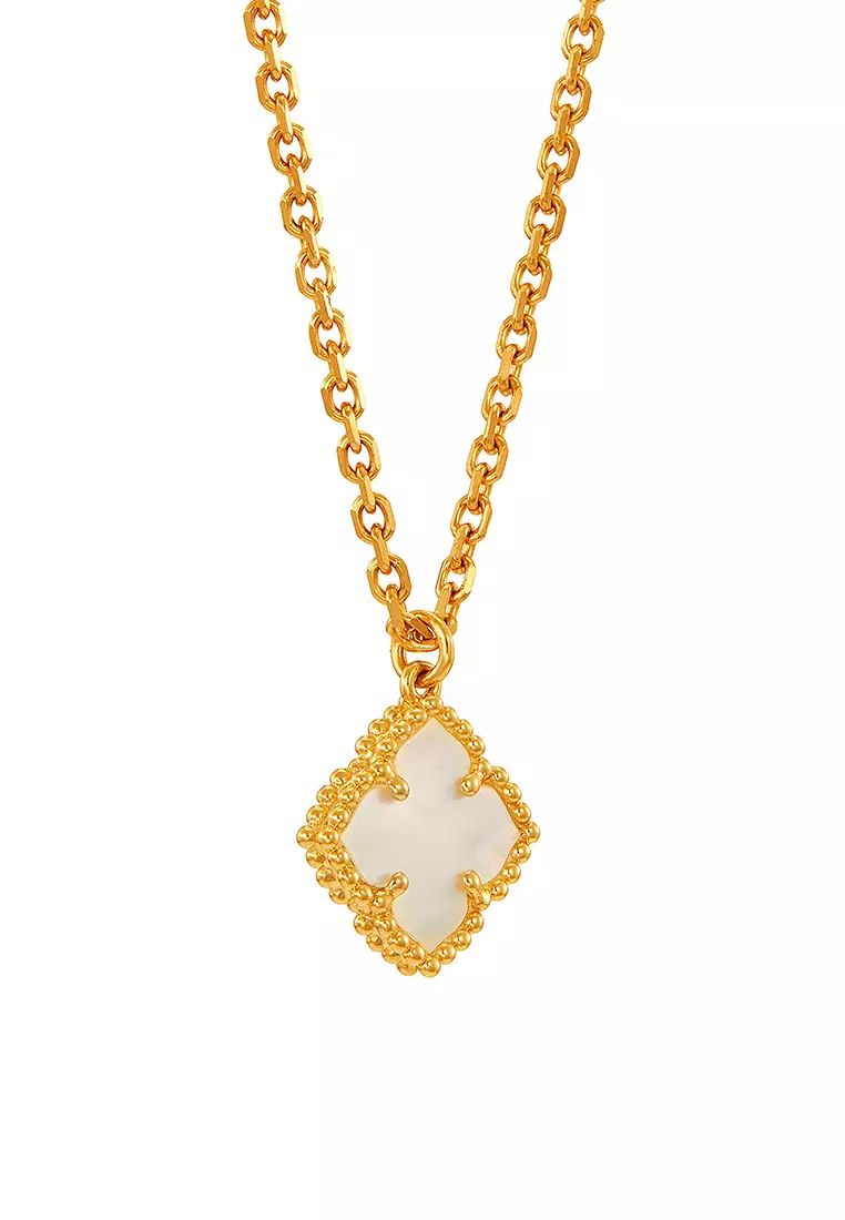 HABIB AL-ZAHRA | Mother Of Pearl Necklace in 750/18K Yellow Gold 561031124(YG)-MOP