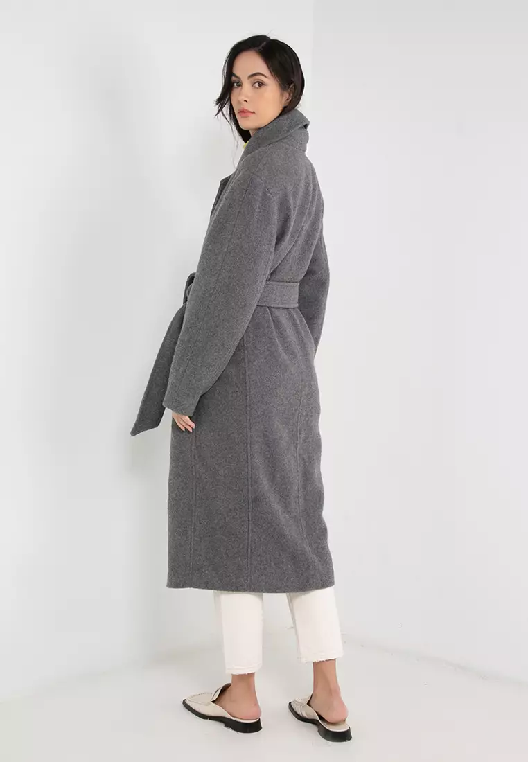 Buy Other Stories Voluminous Belted Wool Coat 2024 Online