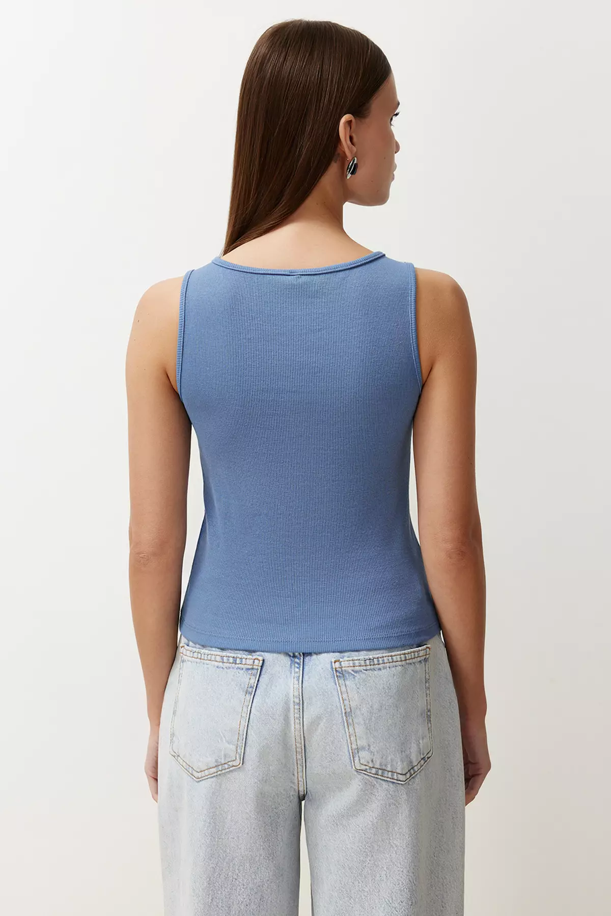 Buttoned Knit Top