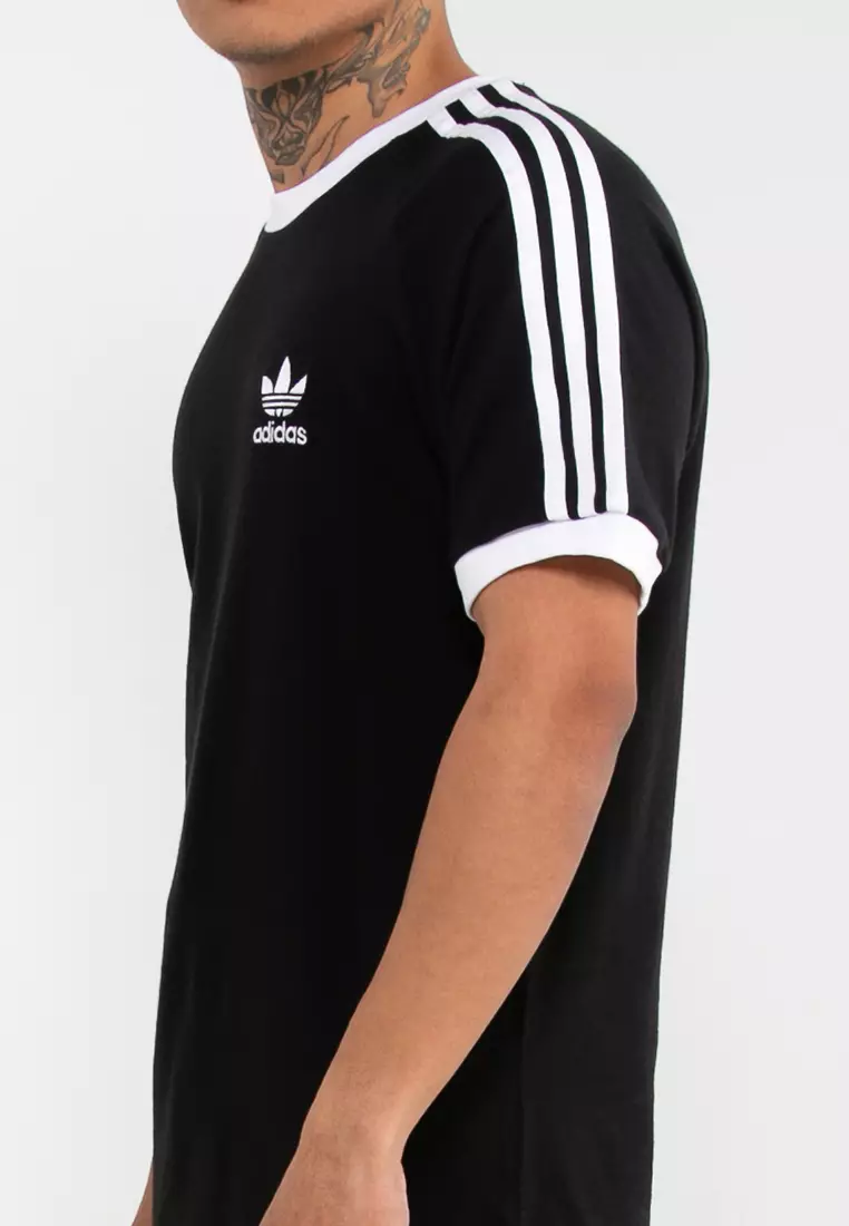 T shirt adidas 3 stripe discount