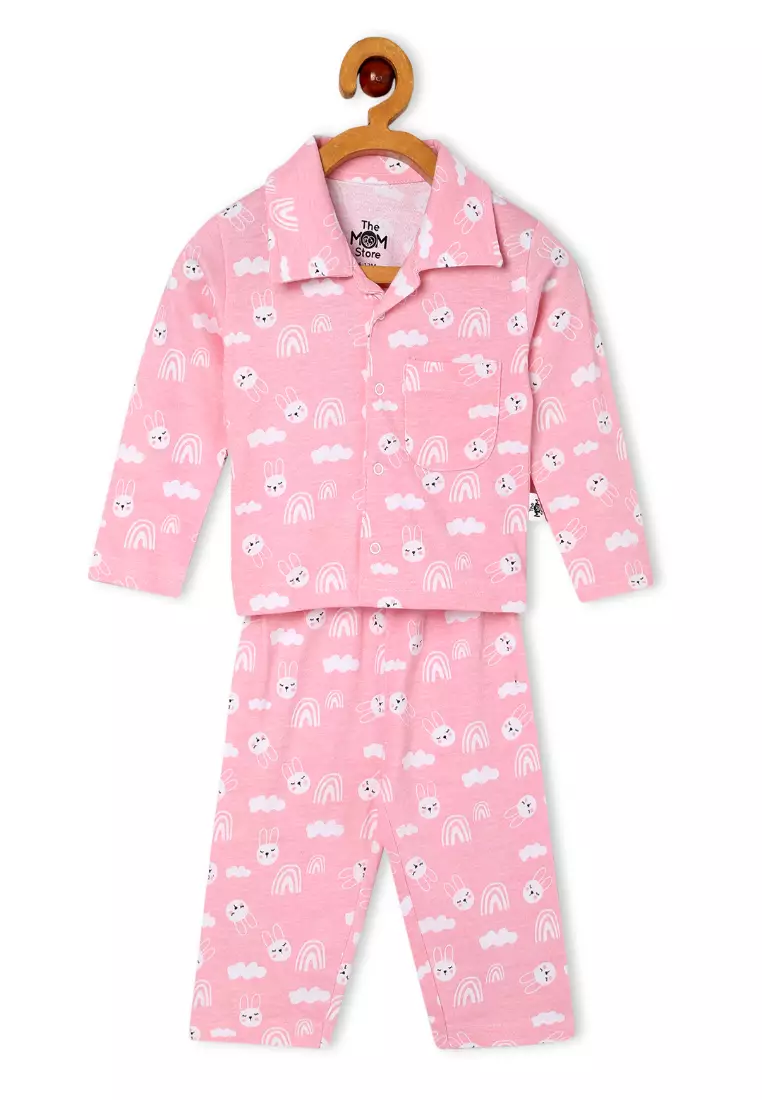 Baby and Kids Pajama Nightsuit Set- Cutey Bunny