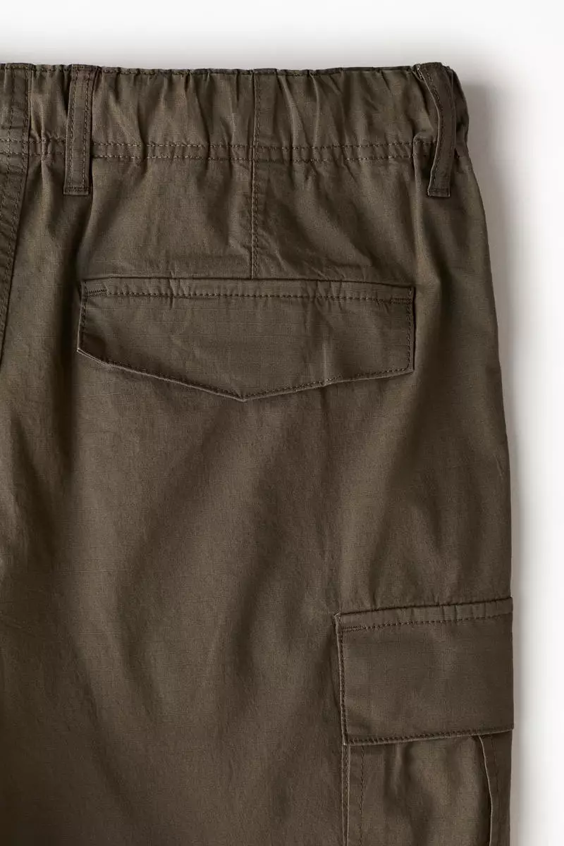 Buy H&M Regular Fit Ripstop cargo trousers 2023 Online ZALORA Singapore