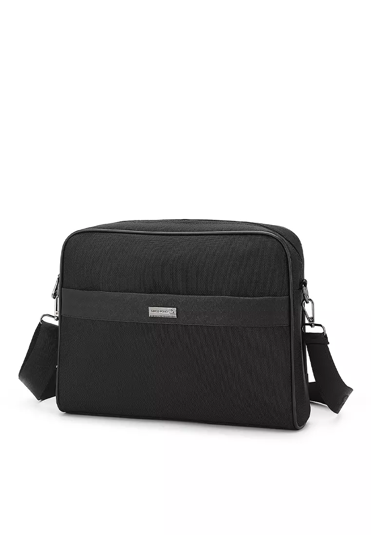Men's Sling Bag / Crossbody Bag - Black