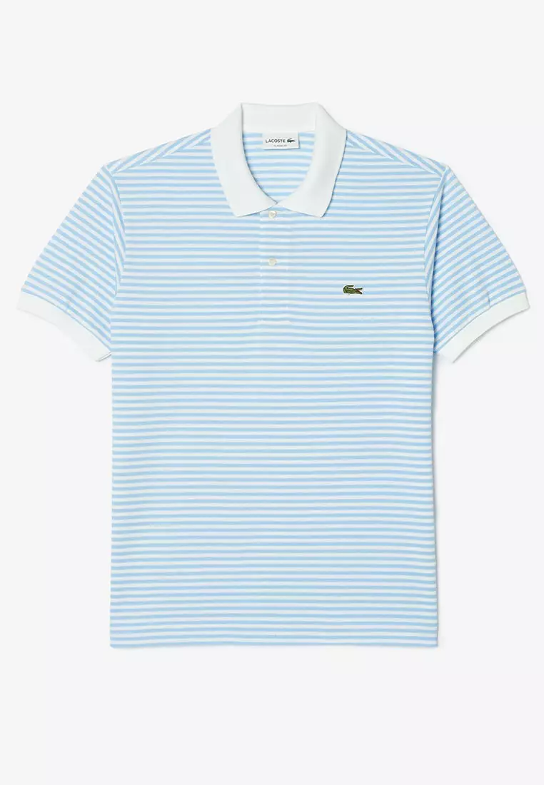 Original L,12,12 Striped Cotton Polo Shirt
