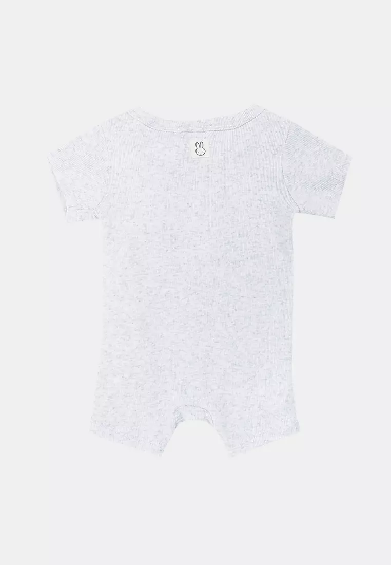 The Short Sleeves Licensed Zip Romper