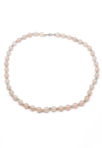 BELLE LIZ pink Brooke Pink Green Beads Necklace 5751AAC4692D06GS_1