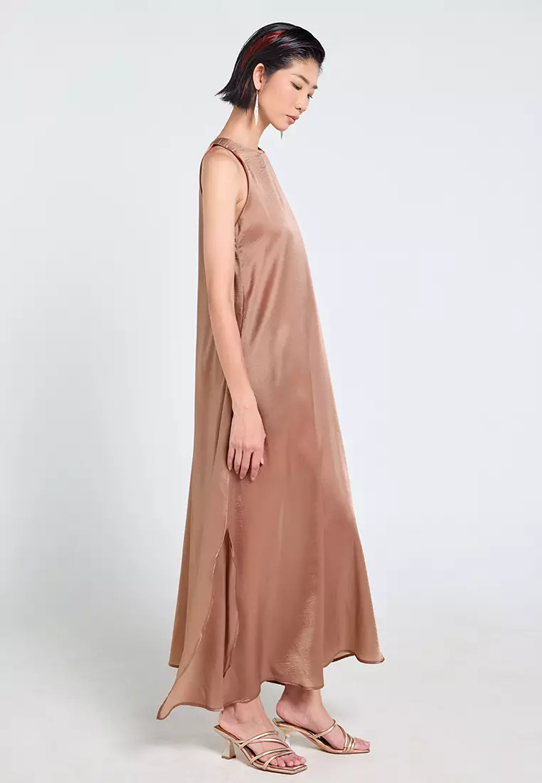 Silk Organza Maxi Dress