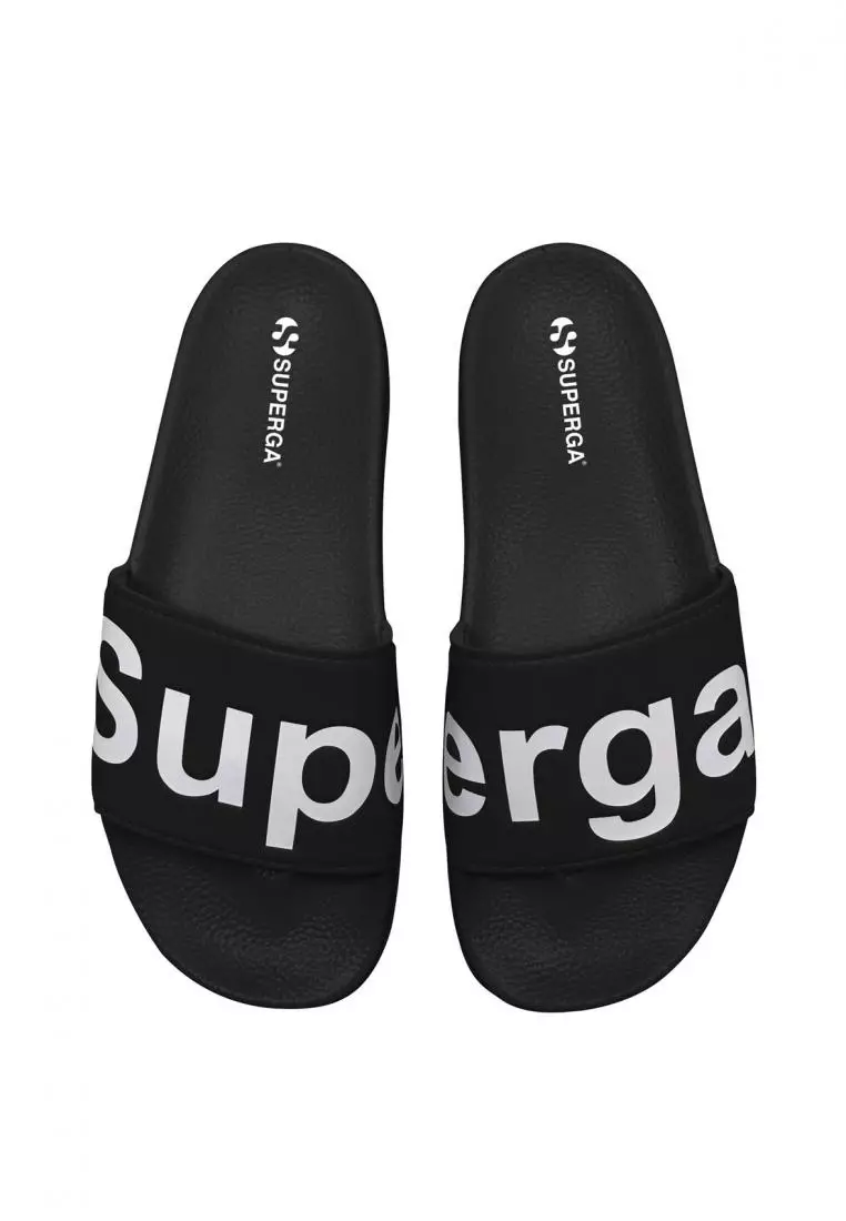 Superga online slides black