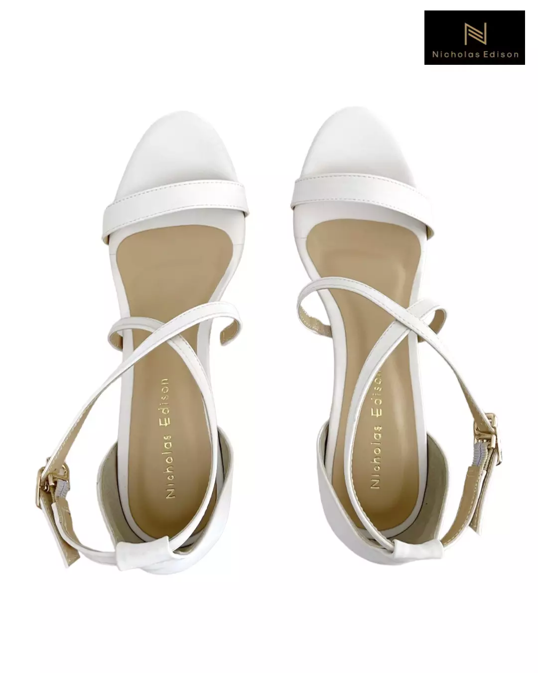 Nicholas Edison Heel Kirana White