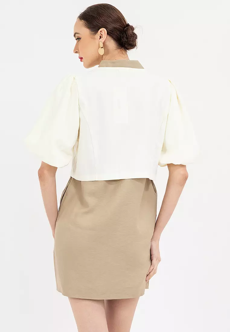 DALTON Bubble Sleeves Bolero