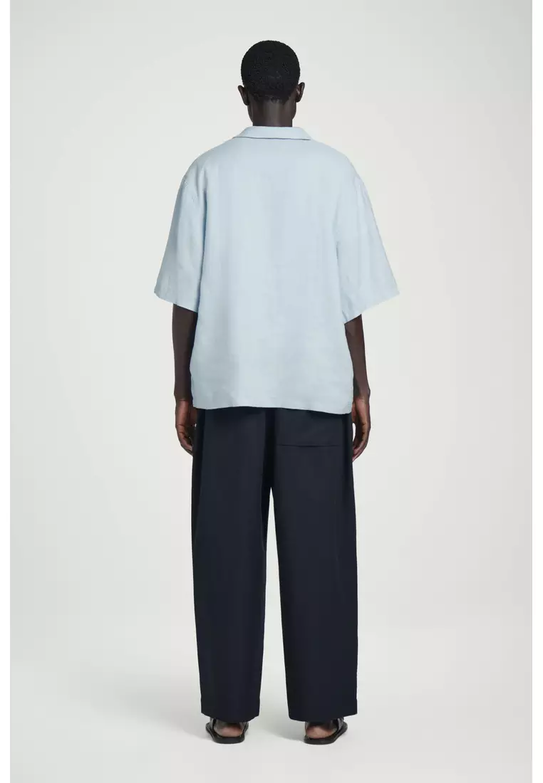 COS OPEN-COLLAR LINEN SHIRT 2026 | Buy COS Online | ZALORA Hong Kong