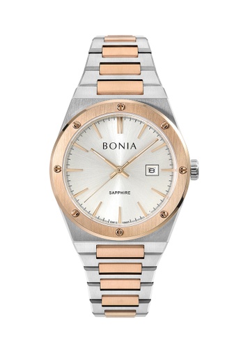 Bonia Watches white and gold Bonia Men Watch Classic BNB10603-1612 (Free Gift) 3DA4AACF92A80AGS_1
