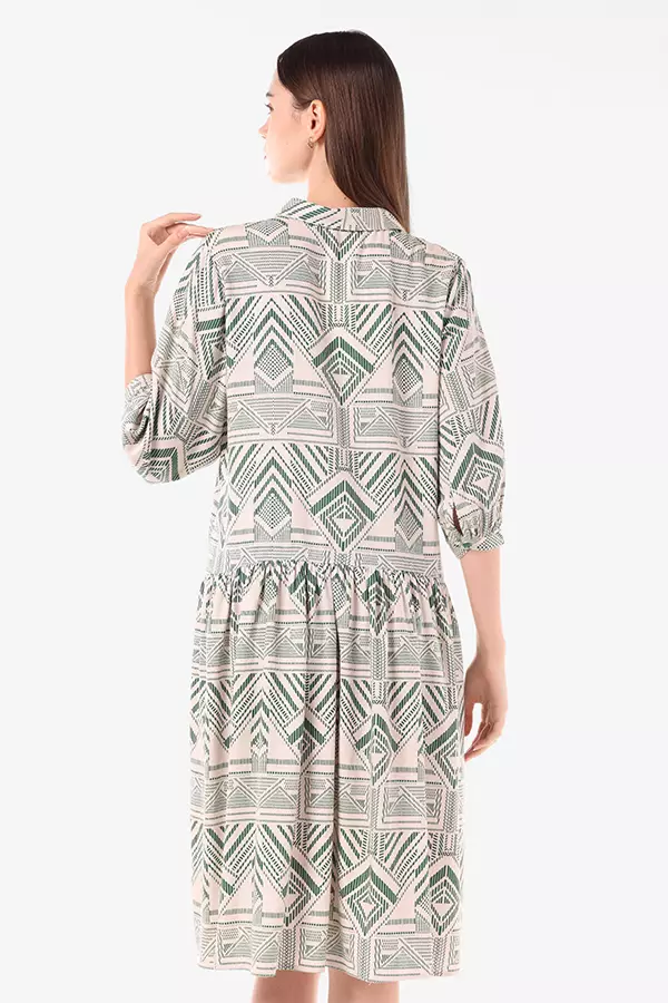 Minimal Moxy Dress Green Warna Green