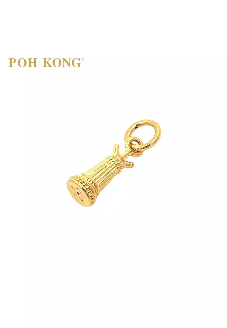 POH KONG 916/22K Yellow Gold Chess Pendant