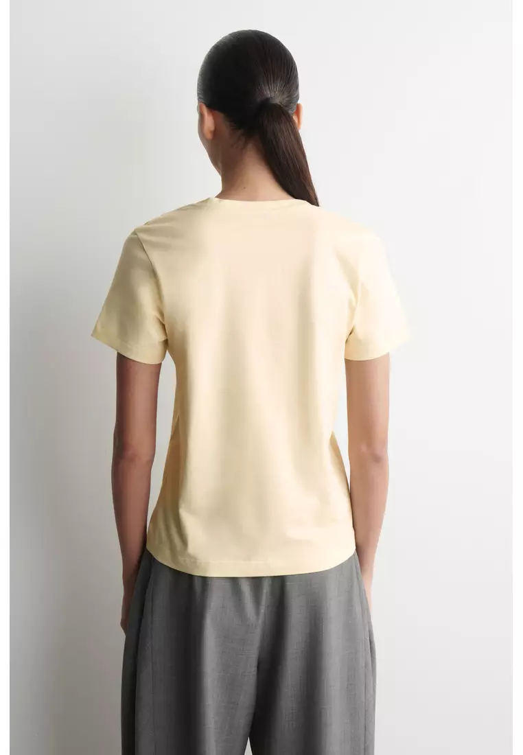COTTON V-NECK T-SHIRT