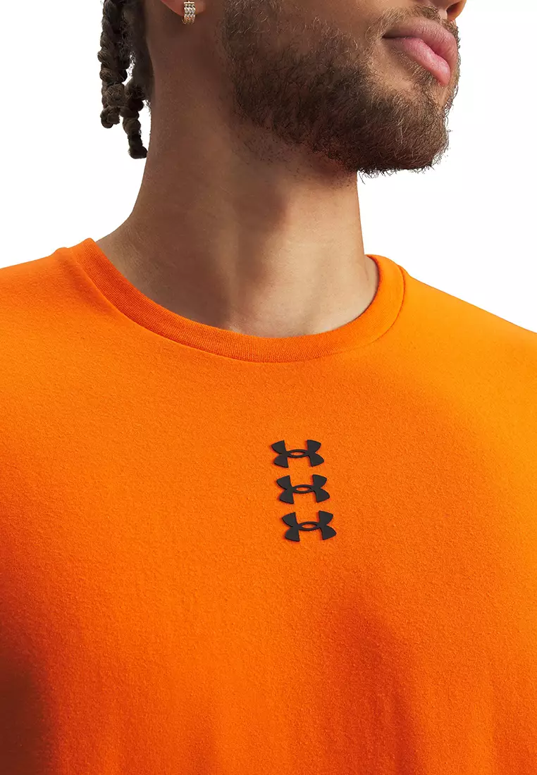 Hoops Triple Logo Men's Short Sleeves T-Shirt