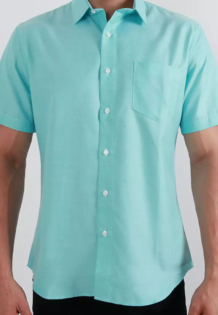 MAGINOT OXFORD TOSCA 1.0 Kemeja Casual Slim Fit Lengan Pendek