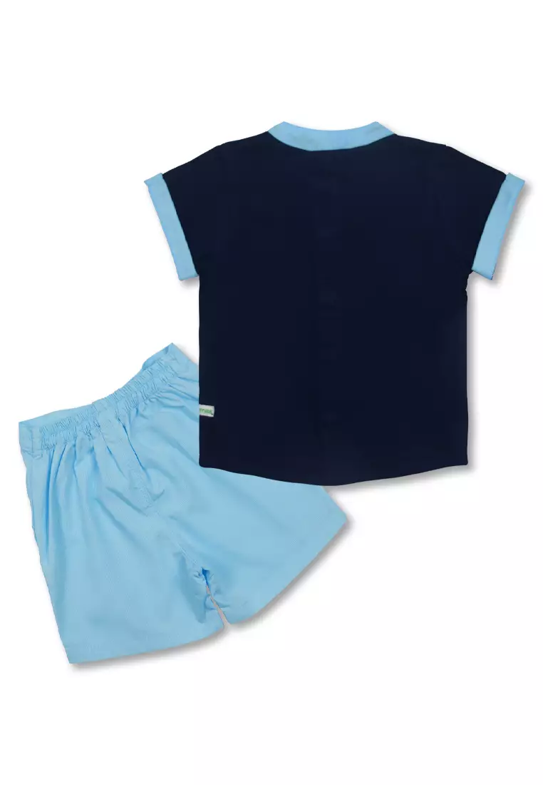 Buy Tiny Tummies Boys Chinese Shirt Combi With Short Set 2023 Online ...