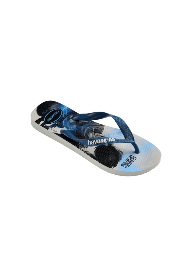 Unisex Top League Of Legends Flip Flops - White/ Blue Comfy