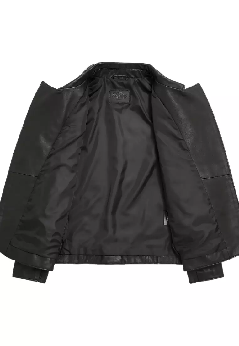 Real Leather Jacket Black- Lamb skin Jacket- Jacket for Men- Oxhide 952