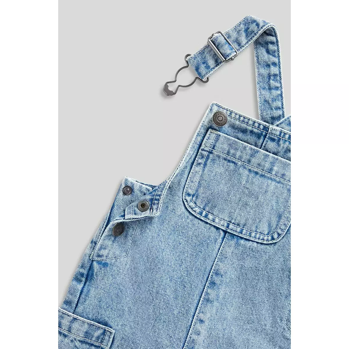 Mothercare Denim Dungarees and T-Shirt Set - Set Baju Bayi Laki-laki (Biru)