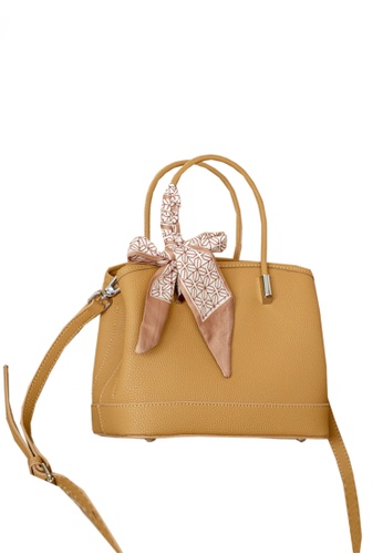 Twenty Eight Shoes brown VANSA Simple Pebble Cow Leather Crossbody Tote Bag VBW-Hb9905 0C8E9AC65689D3GS_1