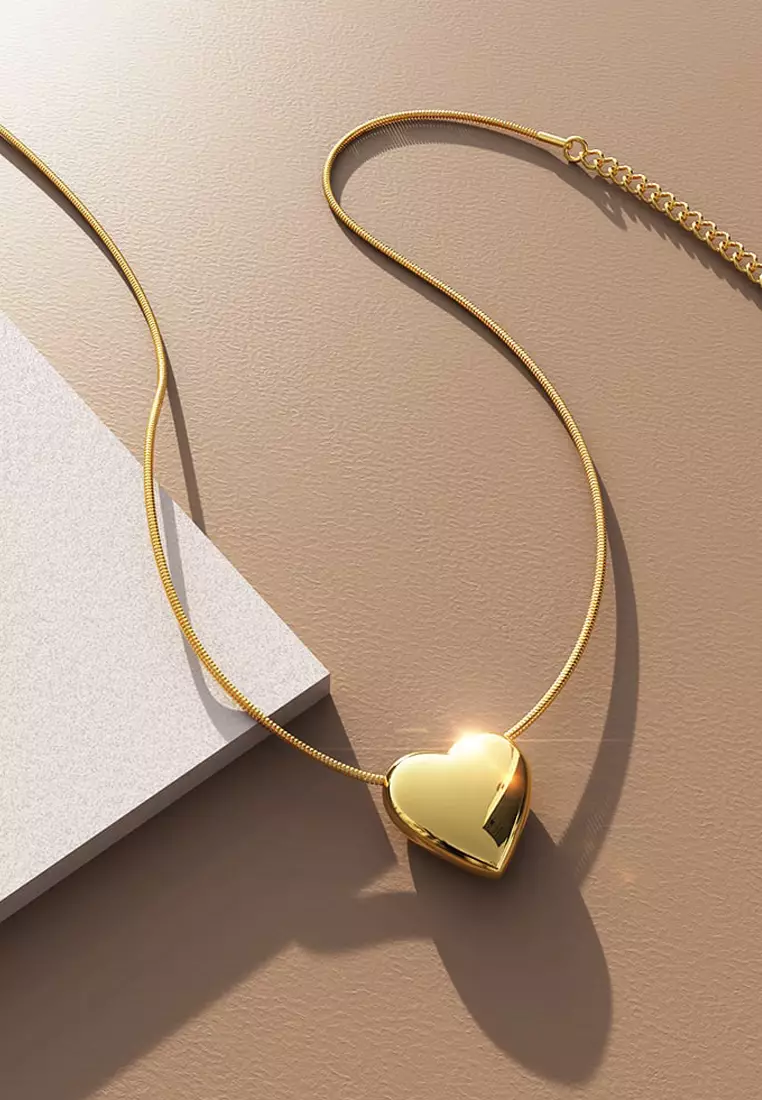 Gold online necklace solid