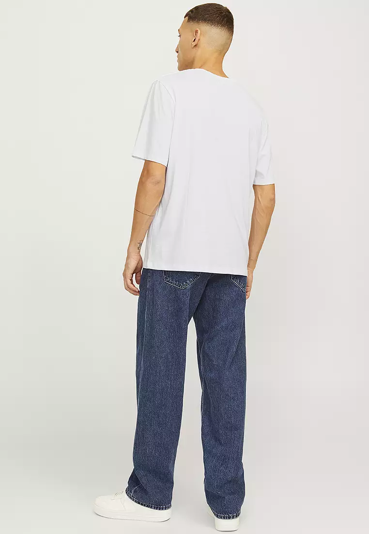 Camiseta Jack&Jones Vivid Diana Beige Manga Corta De Hombre S