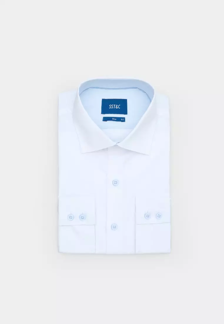 White Slim Fit Shirt