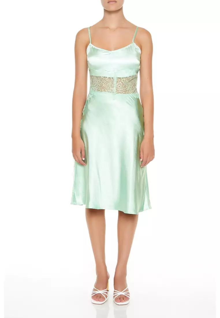 Silk midi skirt forever 21 outlet