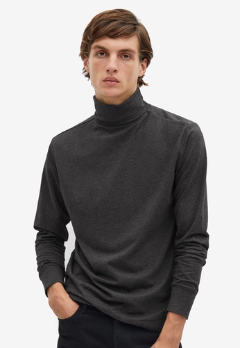 cotton turtleneck shirt