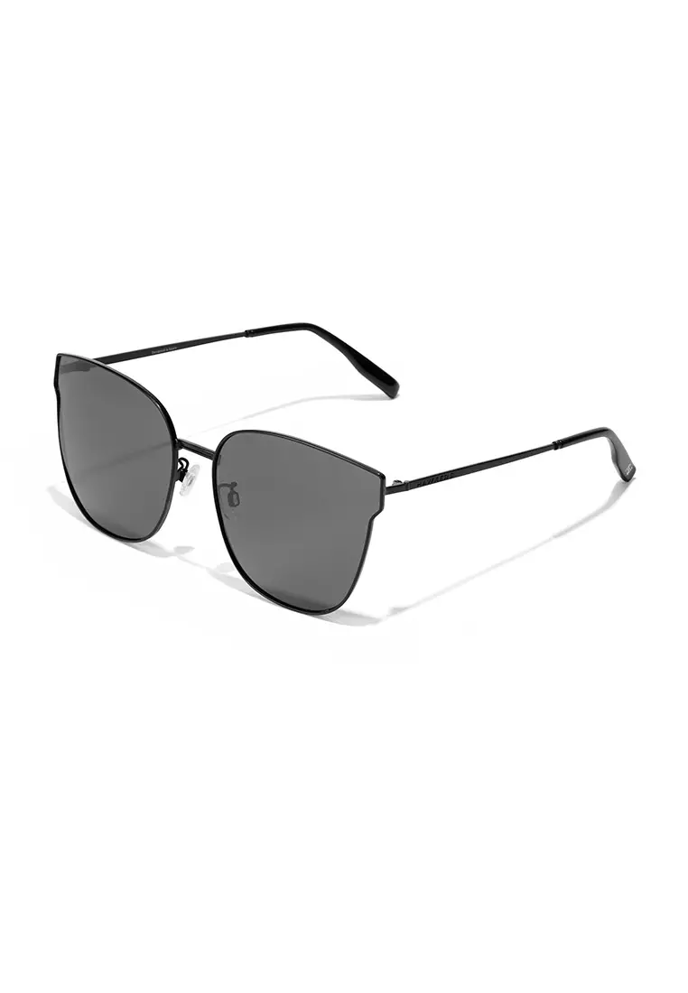 HAWKERS POLARIZED Black SHOWDOWN XL ASIAN FIT Sunglasses for Men and Women. Official Product Designed in Spain