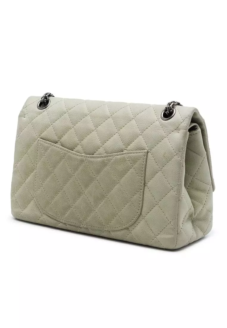 Pre-Loved Chanel Quilted Caviar Reissue 2.55 Double Flap 226