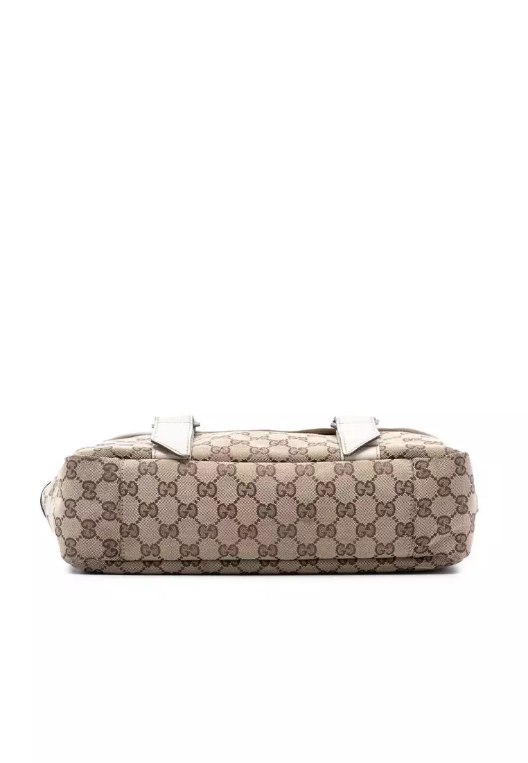 Pre-Loved Gucci Gg Canvas Messenger Bag