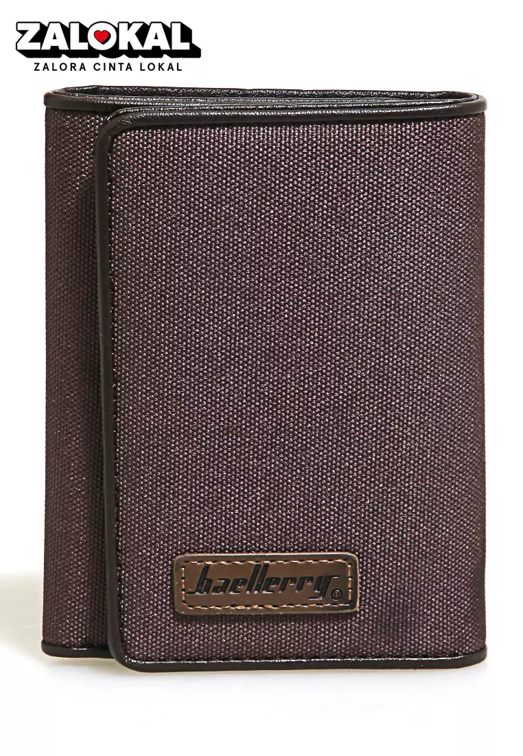 Mini Wallet Dompet Pria Model Lipat Many Slot Material Leather ORIGINAL