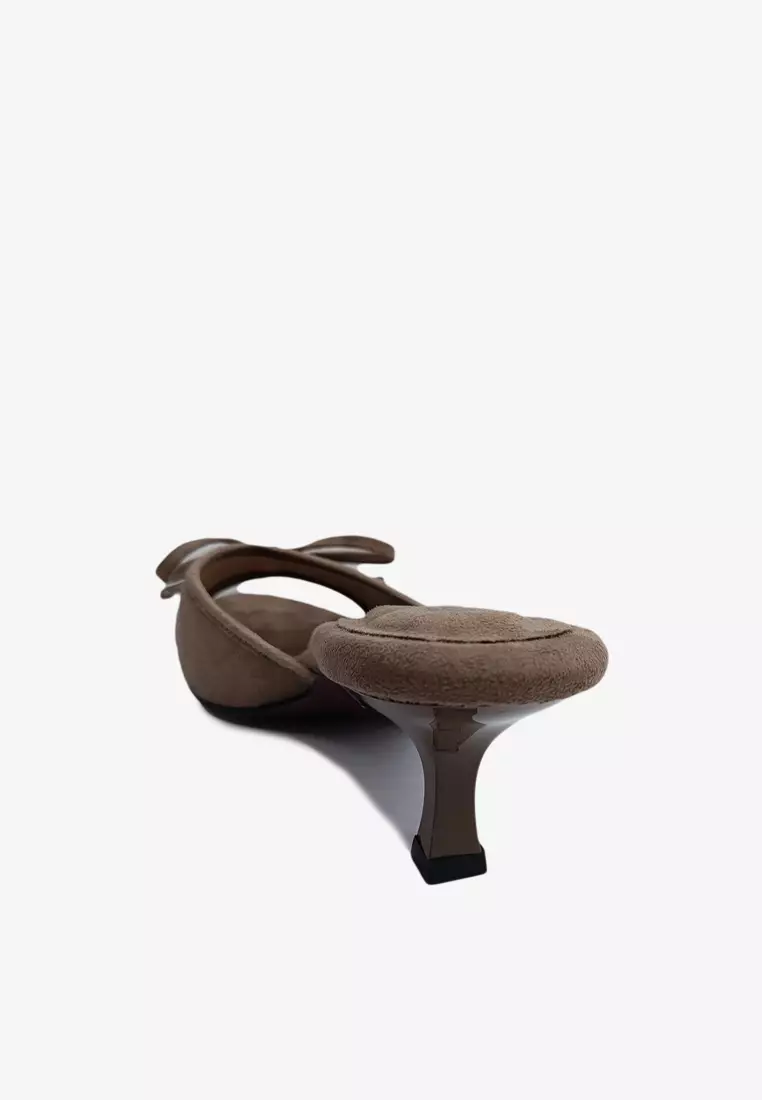 Dr Cardin Women Lush Eve 2-inch Heels | Satin | Suede L-RNZ-9339