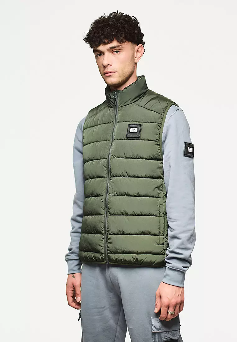 MENS BLACK FOREST GACHA PADDED GILET