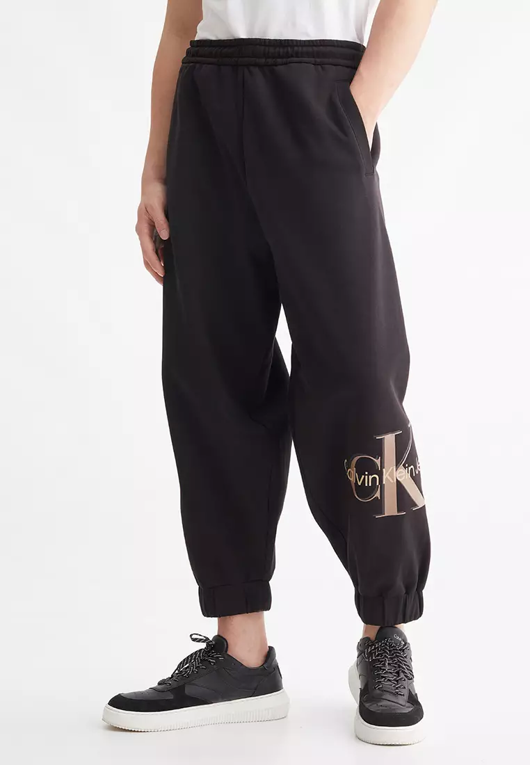 Calvin klein black best sale sweatpants