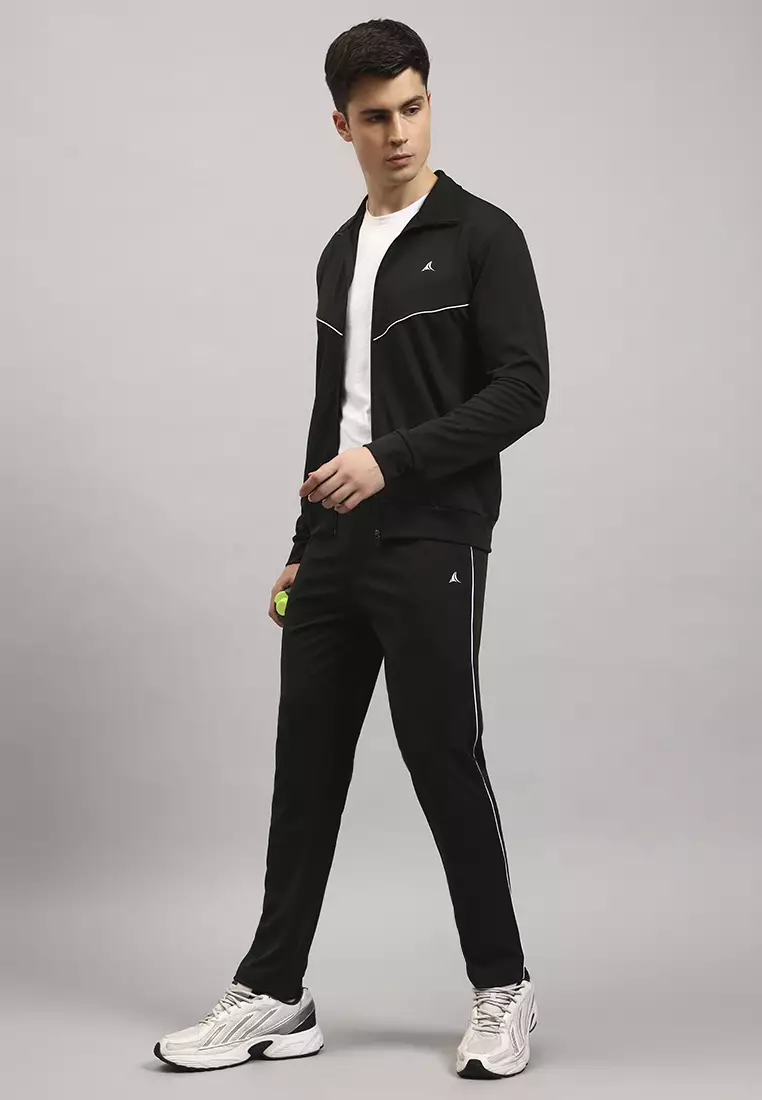 Men's Green Training Designer Track Jacket