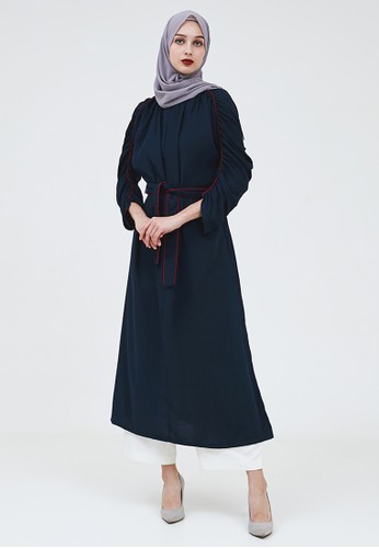 Jual Mfmw Mfmw Rayya Gamis Navy Original Zalora Indonesia