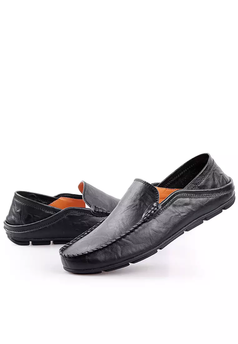 VANSA Simple Two-way Leather Casual Shoes VSM-C36282