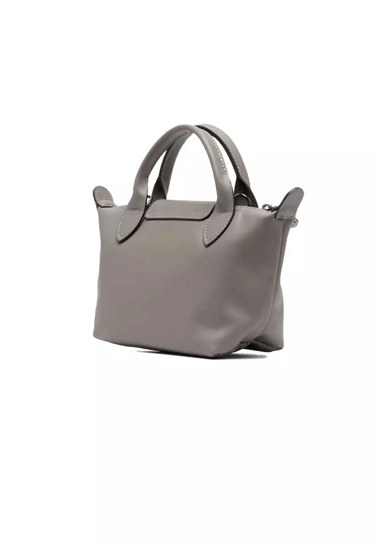 Le Pliage Extra XS Leather Handbag Turtledove L1500987