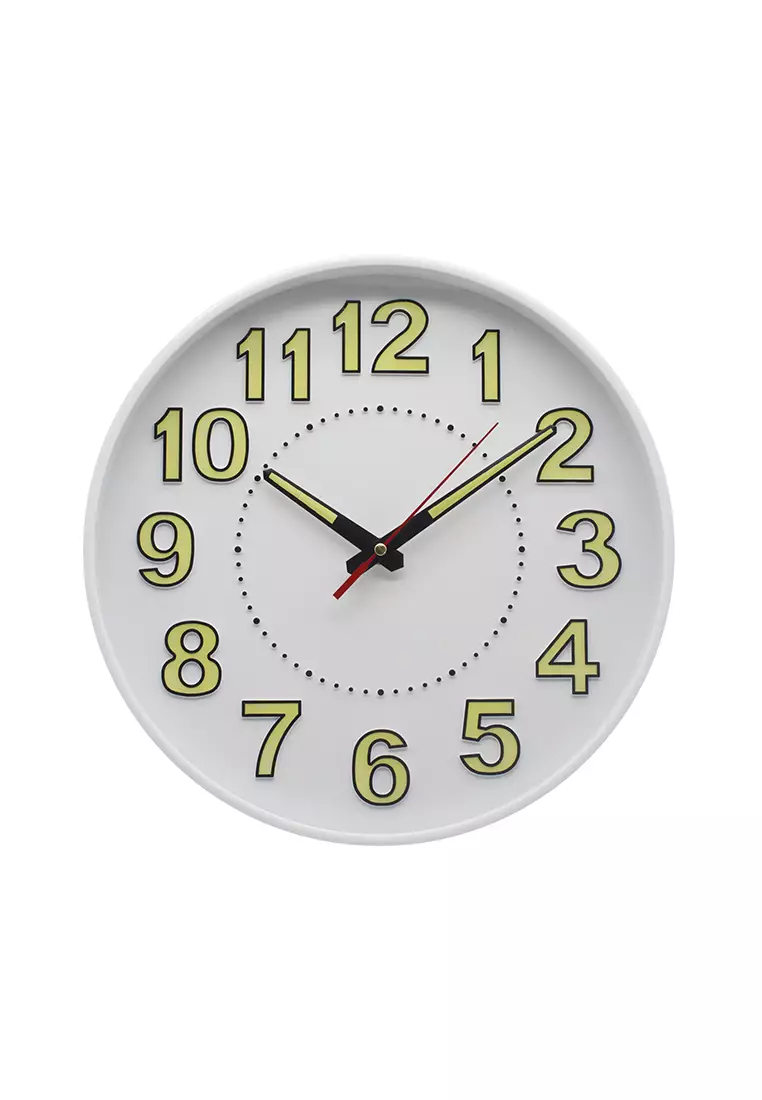 Buy At Home Julien Silent Black Wall Clock 2023 Online