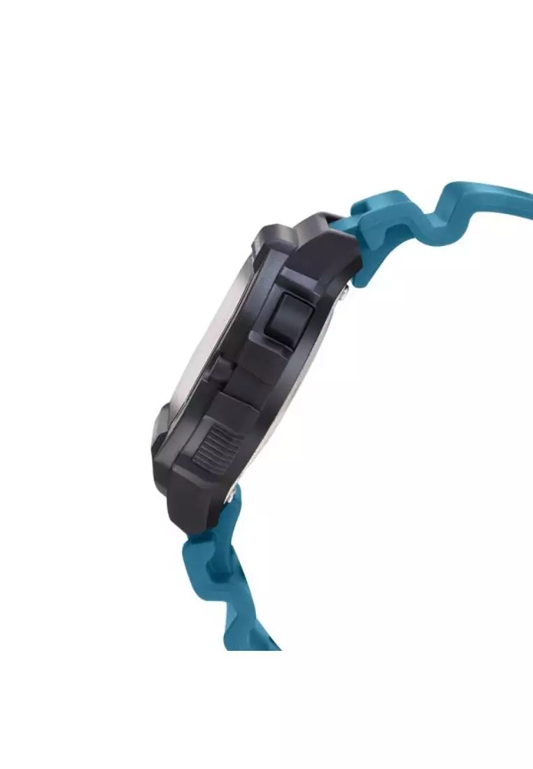 Men's Digital Watch WS-1400H-3AV Blue Resin Strap Watch for Men