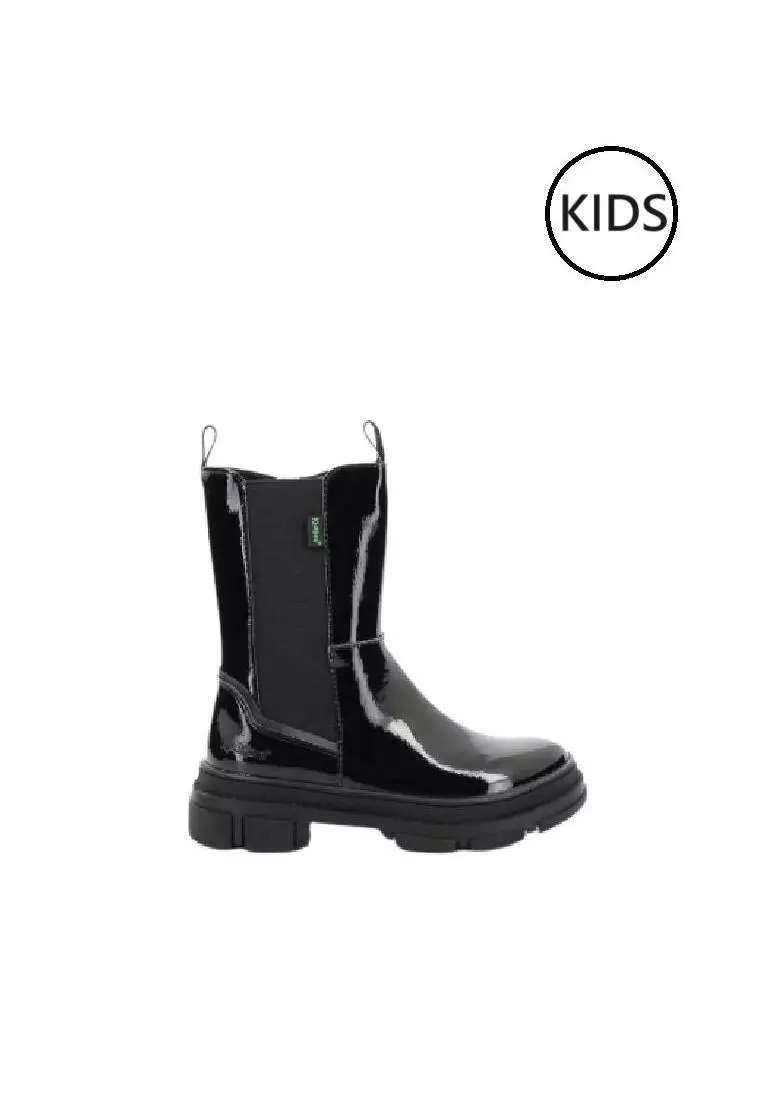 Girls kids hot sale black boots