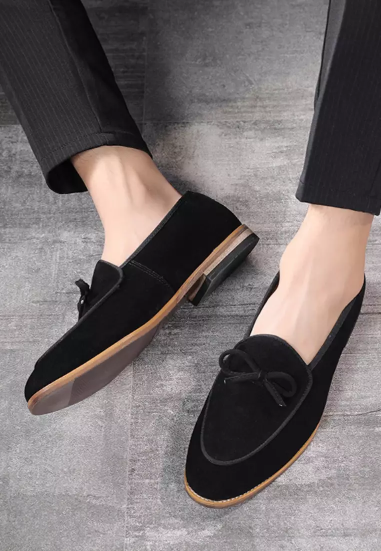 VANSA Cow Suede Loafers  VSM-C3322