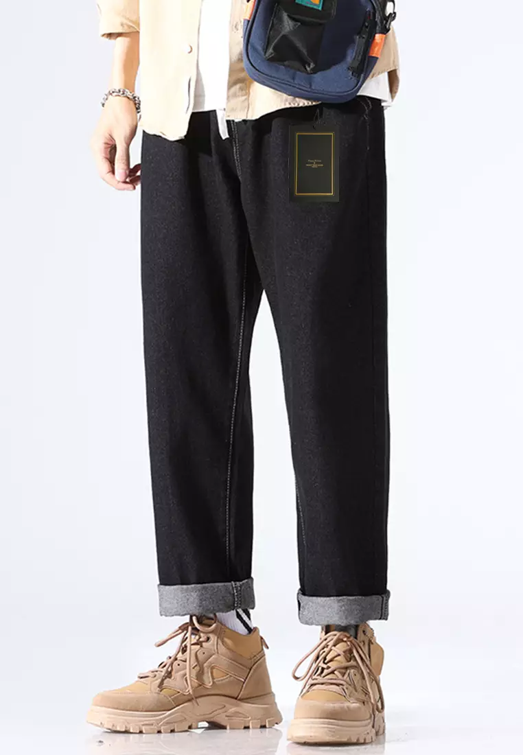 Tapered Washed Jeans AY-LS336