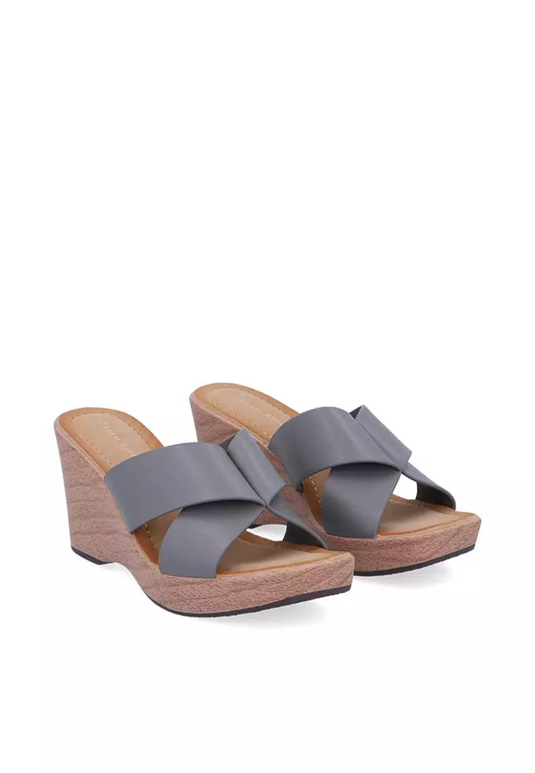 Dark grey wedges outlet