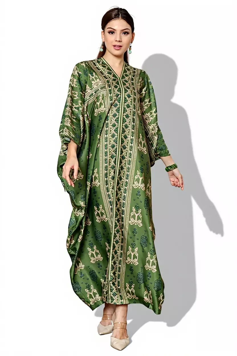 Kanzi Exclusive Long Sleeve Tapis Kaftan